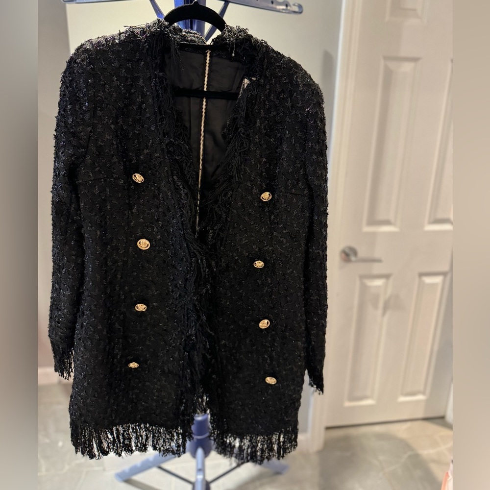 NWT Stunning tweet blazer dress size L